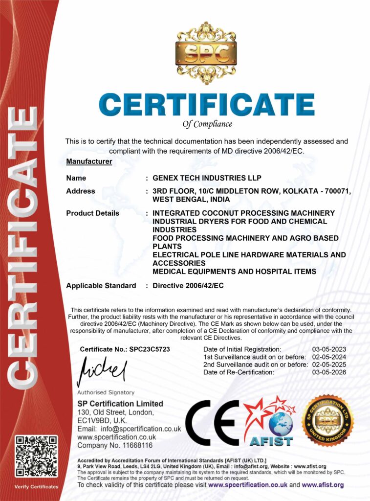 Genex CE Certificate